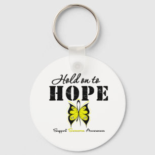 Sarcoma houdt vol hoop sleutelhanger
