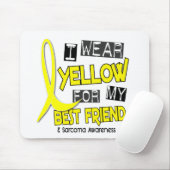 Sarcoma I DRAAG GEEL VOOR MIJN BESTE VRIEND 37 Muismat (Met muis)