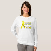 Sarcoma I Prouwly Yellow 1 Draag T-shirt (Voorkant volledig)