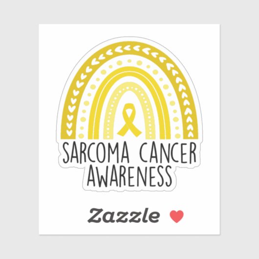 Sarcoma kankerbewustzijn - Sarcoma kanker Sticker (Vel)