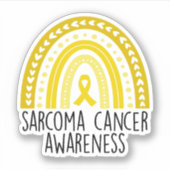 Sarcoma kankerbewustzijn - Sarcoma kanker Sticker (Voorkant)