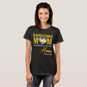 Sarcoma Moeder Ik Heb de Mijne Gesteund T-shirt (Voorkant volledig)