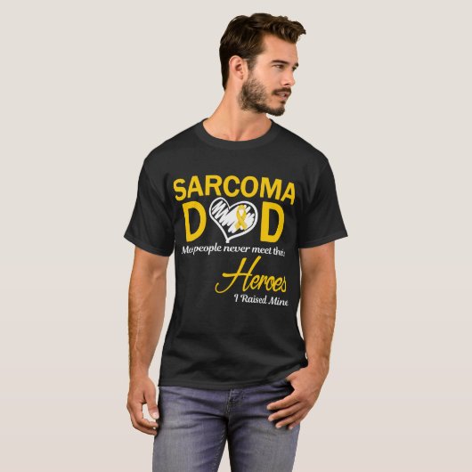 Sarcoma papa Ik heb de mijne opgevoed T-shirt (Voorkant volledig)