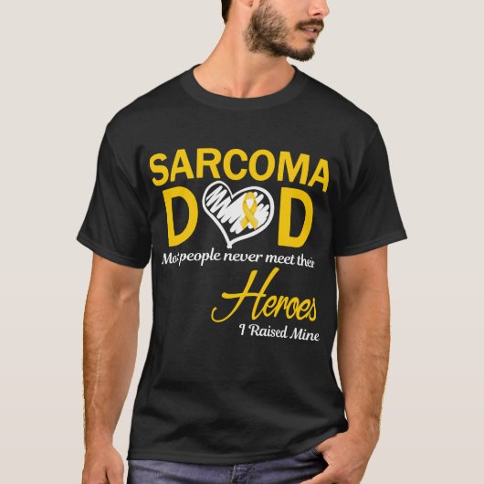 Sarcoma Papa Ik Hief de Mijne Op T-shirt (Voorkant)