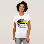Sarcoma Ribbon voor mijn dochter T-shirt (Voorkant volledig)