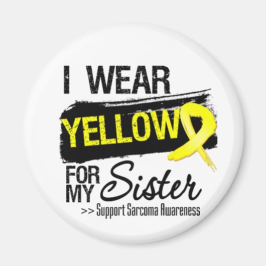 Sarcoma Ribbon voor mijn zuster Magneet (Voorkant)