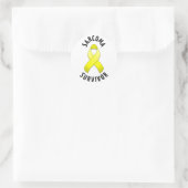 Sarcoma Survivor Ronde Sticker (Tas)