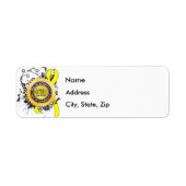 Sarcoma Warrior 23 Etiket (Voorkant)