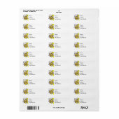 Sarcoma Warrior 23 Etiket (Full Sheet)