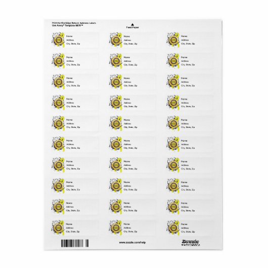 Sarcoma Warrior 23 Etiket (Full Sheet)