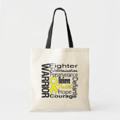 Sarcoma Warrior Collage Tote Bag (Voorkant)