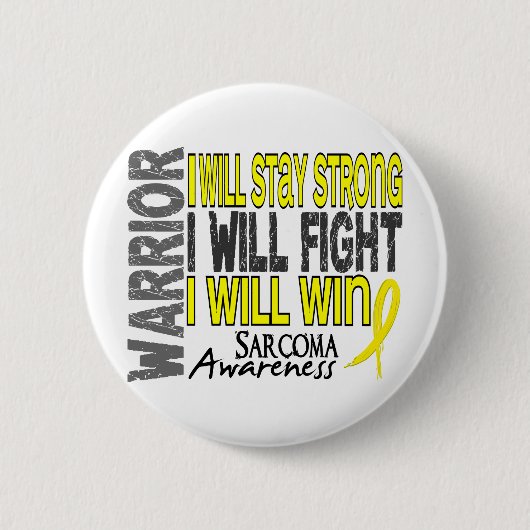 Sarcoma Warrior Ronde Button 5,7 Cm (Voorkant)