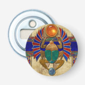 Sarcophagus 3D Egyptisch Button Flesopener (Voorkant)