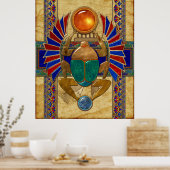 Sarcophagus 3D Egyptisch Poster (Keuken)