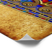 Sarcophagus 3D Egyptisch Poster (Hoek)