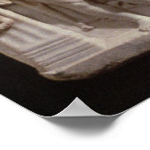 Sarcophagus die de overledene weergeeft poster (Hoek)