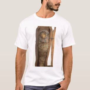 Sarcophagus en gemummificeerd lichaam van Psametik T-shirt