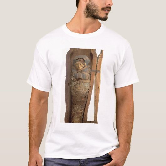 Sarcophagus en gemummificeerd lichaam van Psametik T-shirt (Voorkant)
