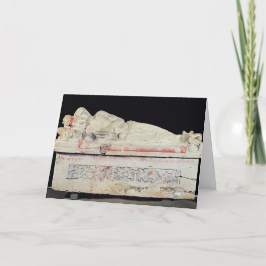 Sarcophagus, Etruscan Kaart (Voorkant)