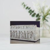 Sarcophagus met fries van de negen muizen briefkaart (Staand voorkant)