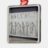 Sarcophagus met fries van de negen muizen metalen ornament (Links)
