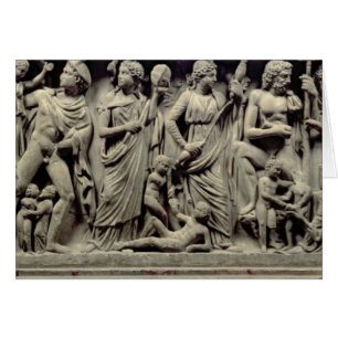 Sarcophagus met reliëf die Prometheus en sm