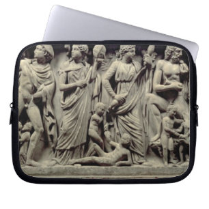 Sarcophagus met reliëf die Prometheus en sm Laptop Sleeve