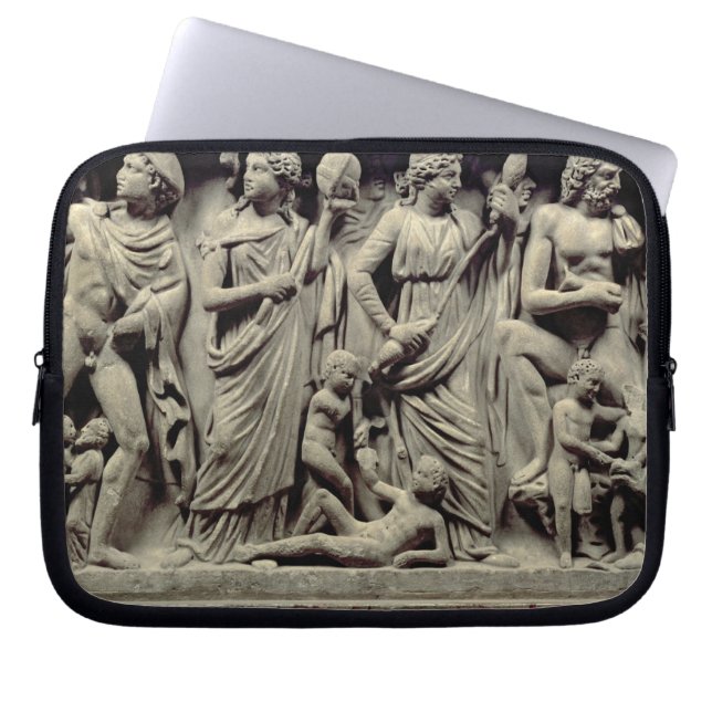 Sarcophagus met reliëf die Prometheus en sm Laptop Sleeve (Voorkant)