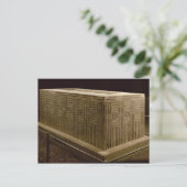 Sarcophagus uit Abu Roach (kalksteen) (zie ook 3) Briefkaart (Staand voorkant)
