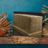 Sarcophagus uit Abu Roach (kalksteen) (zie ook 3) Fotoplaat (Zijkant)