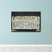 Sarcophagus van bisschop Theodore Canvas Afdruk (Insitu (Houten vloer))