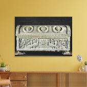Sarcophagus van bisschop Theodore Canvas Afdruk (Insitu (Woonkamer))