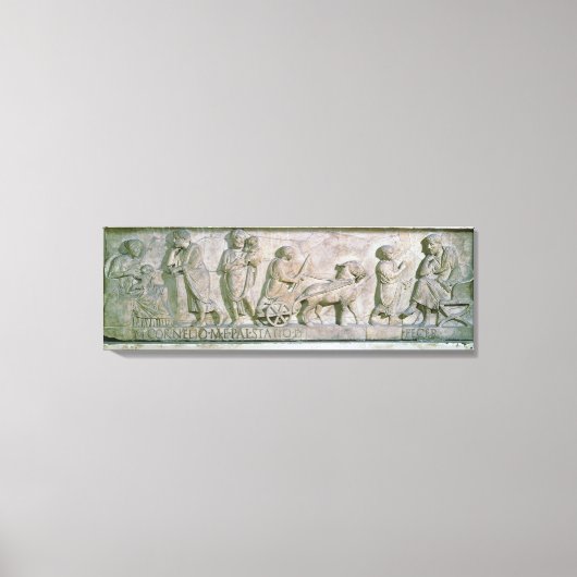 Sarcophagus van Cornelius Statius Canvas Afdruk (Voorkant)
