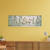 Sarcophagus van Cornelius Statius Canvas Afdruk (Insitu (Woonkamer))