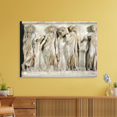 Sarcophagus van de Muses 2 Canvas Afdruk (Insitu (Woonkamer))
