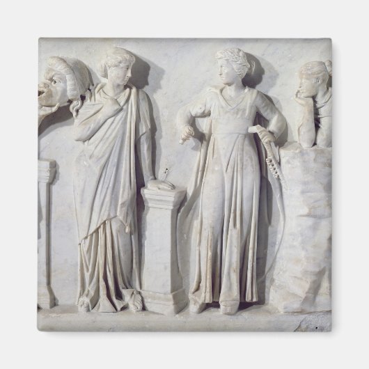 Sarcophagus van de Muses 2 Magneet (Voorkant)