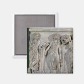 Sarcophagus van de Muses, detail van Clio & Magneet (Voorkant / Achterkant)