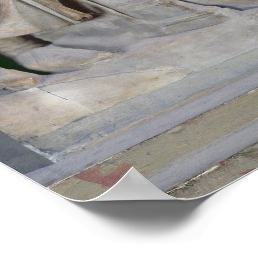 Sarcophagus van de Muses, detail van Clio & Poster (Hoek)