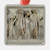 Sarcophagus van de Muses Metalen Ornament (Voorkant)