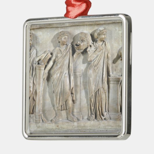 Sarcophagus van de Muses Metalen Ornament (Links)