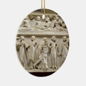 Sarcophagus van de Muses, Roman (marmer) Keramisch Ornament (Rechts)