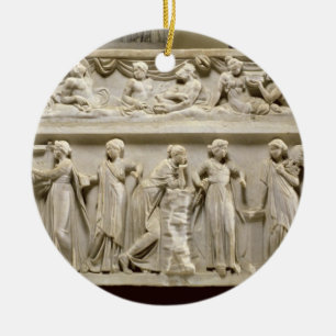 Sarcophagus van de Muses, Roman (marmer) Keramisch Ornament