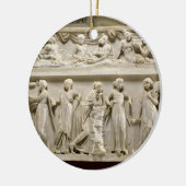 Sarcophagus van de Muses, Roman (marmer) Keramisch Ornament (Links)
