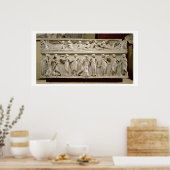 Sarcophagus van de Muses, Roman (marmer) Poster (Keuken)