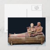 Sarcophagus van een echtpaar, 525-500 voor Christu Briefkaart (Voorkant / Achterkant)