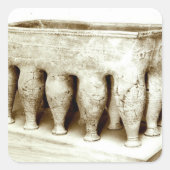 Sarcophagus Vierkante Sticker (Voorkant)