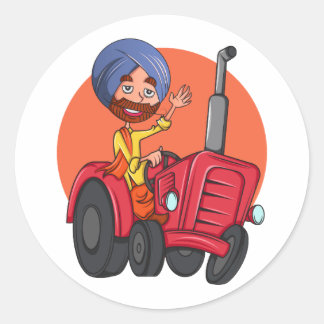 Sardar Ji Ronde Sticker