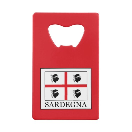 Sardegna Creditkaart Flessenopener (Voorkant)