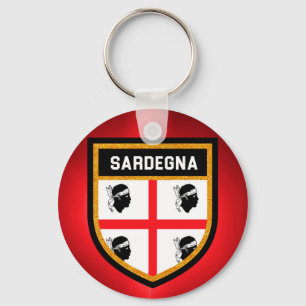 Sardegna Flag Sleutelhanger