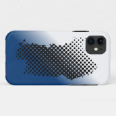 Sardegna, halftone kaart Case-Mate iPhone case (Achterkant (horizontaal))